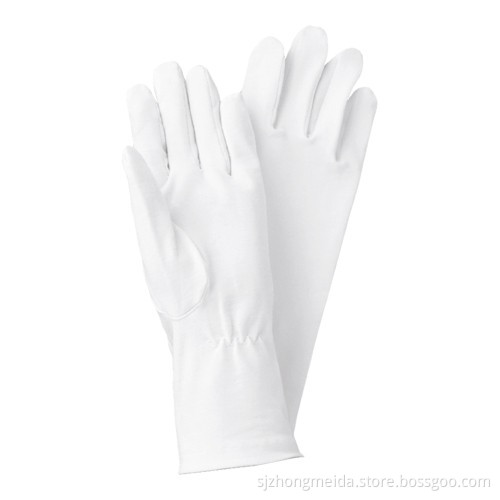 cotton gloves white thin